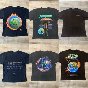 Lot of 3 Travis Scott x Fortnite tshirts